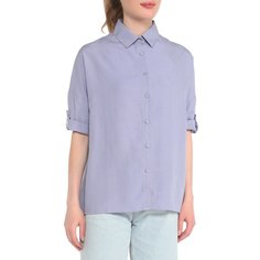 Рубашка женская Maison David MLY2115-1 фиолетовая XS