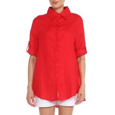 Рубашка женская Maison David MLY2116 красная 2XS