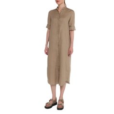 Платье женское Maison David MLY2117 бежевое 2XS