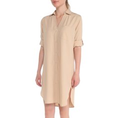 Платье женское Maison David MLY2118-1 бежевое XS