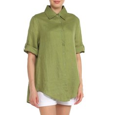 Рубашка женская Maison David MLY2116 зеленая L