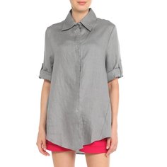 Рубашка женская Maison David MLY2116 серая 2XS