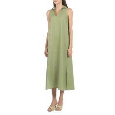 Платье женское Maison David DRESS-2 зеленое M