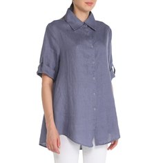 Рубашка женская Maison David MLY2116 синяя S