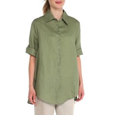 Рубашка женская Maison David MLY2116 зеленая XS
