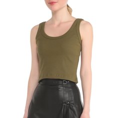 Топ женский Calzetti top5F_noodles2_crop хаки XS