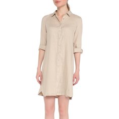 Платье женское Maison David MLY2113 бежевое 2XS