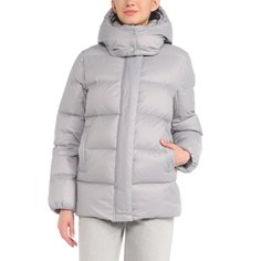 Пуховик женский Maison David MLY007-2 серый XS