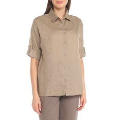 Рубашка женская Maison David MLY2115 бежевая S