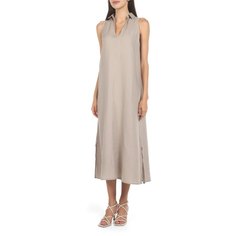Платье женское Maison David DRESS-2 бежевое XS