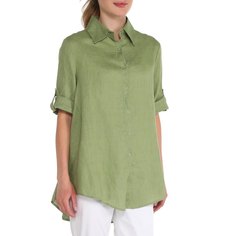 Рубашка женская Maison David MLY2116 зеленая L