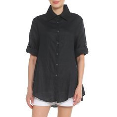 Рубашка женская Maison David MLY2116 серая L