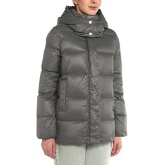 Пуховик женский Maison David MLY007-2 серый XS