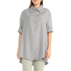 Рубашка женская Maison David MLY2116-1 серая XL