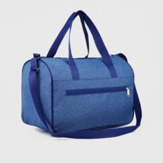 Дорожная сумка женская TL синяя, 26х39х21 см