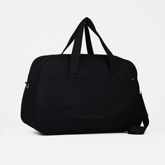 Дорожная сумка унисекс NoBrand черная, 37х59х22 см