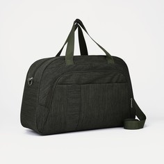 Дорожная сумка унисекс NoBrand зеленая, 34х53х18 см