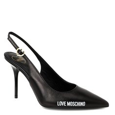 Туфли женские Love Moschino JA10149G FW23 черные 37 EU