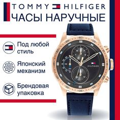 Наручные часы унисекс Tommy Hilfiger 1791808 синие