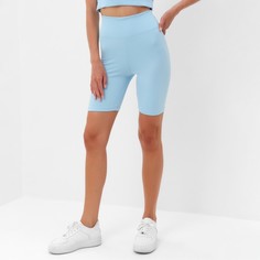 Шорты женские MINAKU 9661543 голубые 48 RU