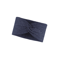 Повязка женская Buff Merino Fleece Headband navy, р.53-62