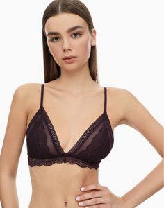 Бюстгальтер женский Gloria Jeans GUW008810 фиолетовый 75-C (170)
