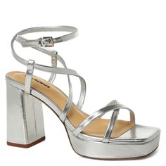 Босоножки женские Lola Cruz 165P19BK серебристые 37 EU