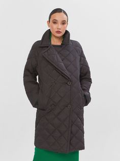Пальто женское Lo 01232001 черное 50 RU