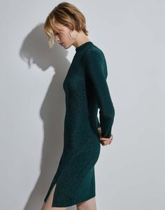 Платье женское Gloria Jeans GSO000537 зеленое XS (38-40)