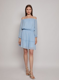 Платье женское Zolla 0232282620335100 голубое XL