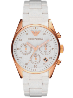 Наручные часы мужские Emporio Armani Sportivo Mens 43mm белые