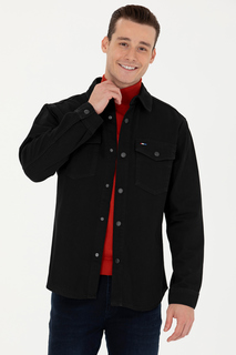 Джинсовая куртка мужская US Polo G081SZ0770BONES черная XL
