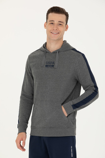Худи мужское US Polo G081SZ0820CORA-E серое S
