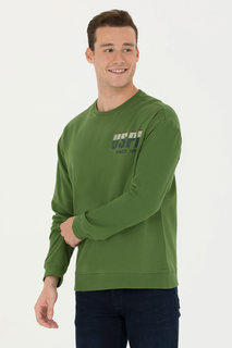 Свитшот мужской US Polo G081GL0820ERSON зеленый L