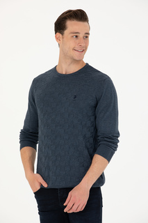 Джемпер мужской US Polo G081SZ0TK0TCP01-BSK23 синий S