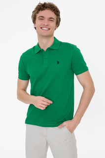 Футболка мужская US Polo G081GL0110GTP04IY021 зеленая S