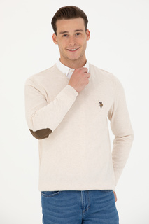 Пуловер мужской US Polo G081SZ0TK0TD03-BSK23 белый XL