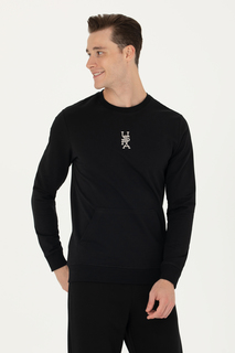 Свитшот мужской US Polo G081SZ0820MAGI-E черный S