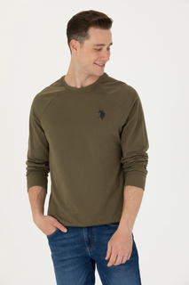 Свитшот мужской US Polo G081SZ0820ARARDOSK23-E зеленый M