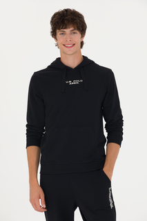 Худи мужское US Polo G081SZ0820FRITZ-E черное 2XL