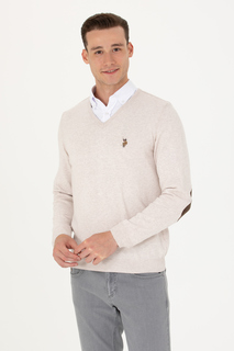 Пуловер мужской US Polo G081SZ0TK0TD03-BSK23 серый 2XL