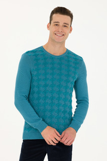 Джемпер мужской US Polo G081SZ0TK0KIYASO голубой L