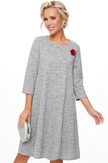 Платье женское DSTrend Особый взгляд серое 52