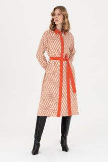 Платье женское US Polo G082SZ0320TAROSAD оранжевое 40