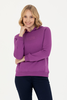 Худи женское US Polo G082SZ0820GIZMO-SK023 фиолетовое L