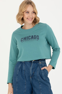 Свитшот женский US Polo G082GL0820RC-GUSE голубой M