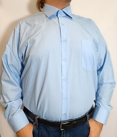 Рубашка мужская Castelli 16313 голубая 5XL