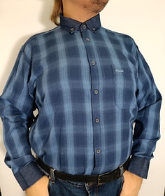 Рубашка мужская Castelli 16324 синяя 6XL