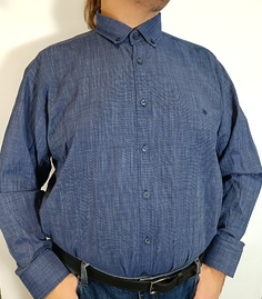 Рубашка мужская Castelli 16310 синяя 5XL