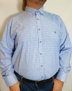 Рубашка мужская Castelli 1633300 голубая 6XL